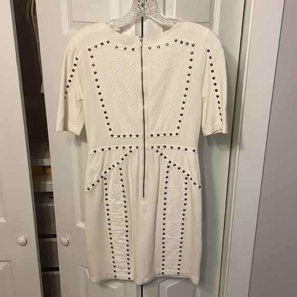 BCBG Maxazria Off-White Studded Dress - Picture 6 of 6